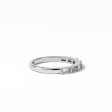 0.56 TCW Baguette Shaped Wedding Band 6