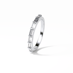 0.56 TCW Baguette Shaped Wedding Band 2