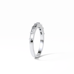 0.56 TCW Baguette Shaped Wedding Band 3