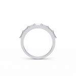 0.56 TCW Baguette Shaped Wedding Band 4
