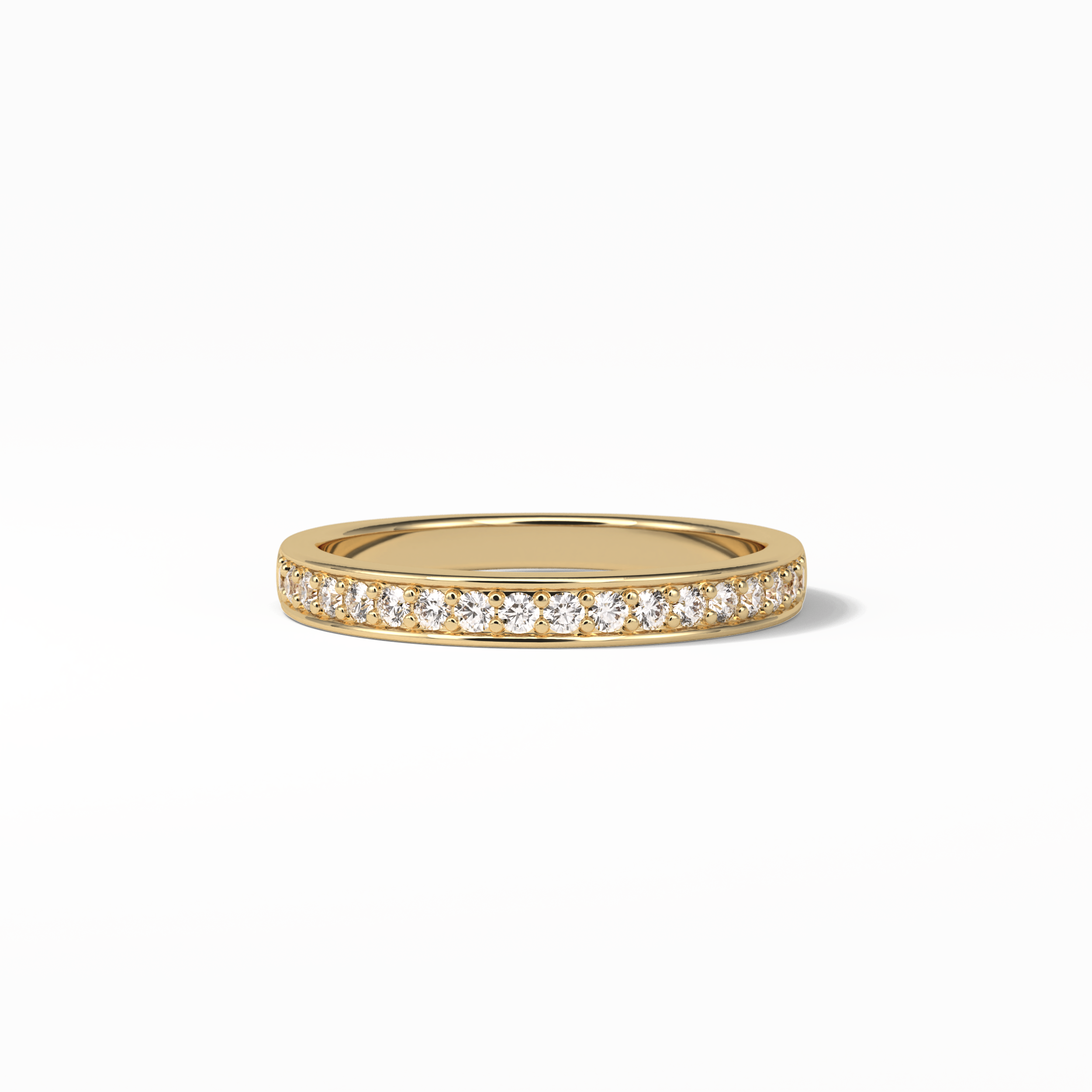 0.3 TCW Round Shaped Wedding Band 8