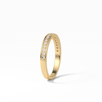0.3 TCW Round Shaped Wedding Band 9