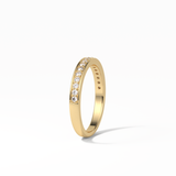0.3 TCW Round Shaped Wedding Band 9