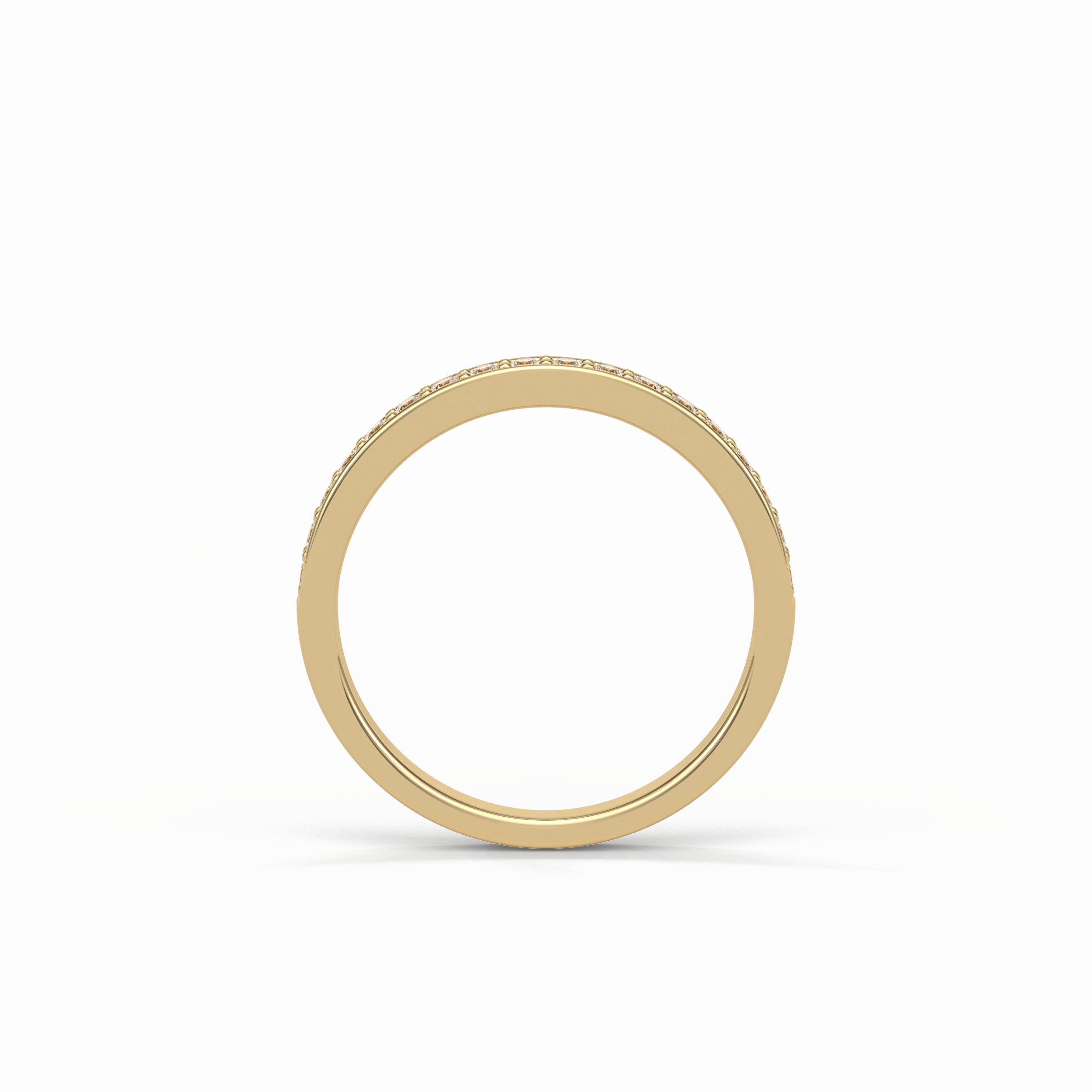 0.3 TCW Round Shaped Wedding Band 21