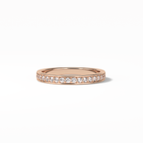 0.3 TCW Round Shaped Wedding Band 15