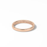 0.3 TCW Round Shaped Wedding Band 12