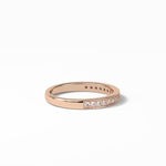 0.3 TCW Round Shaped Wedding Band 16