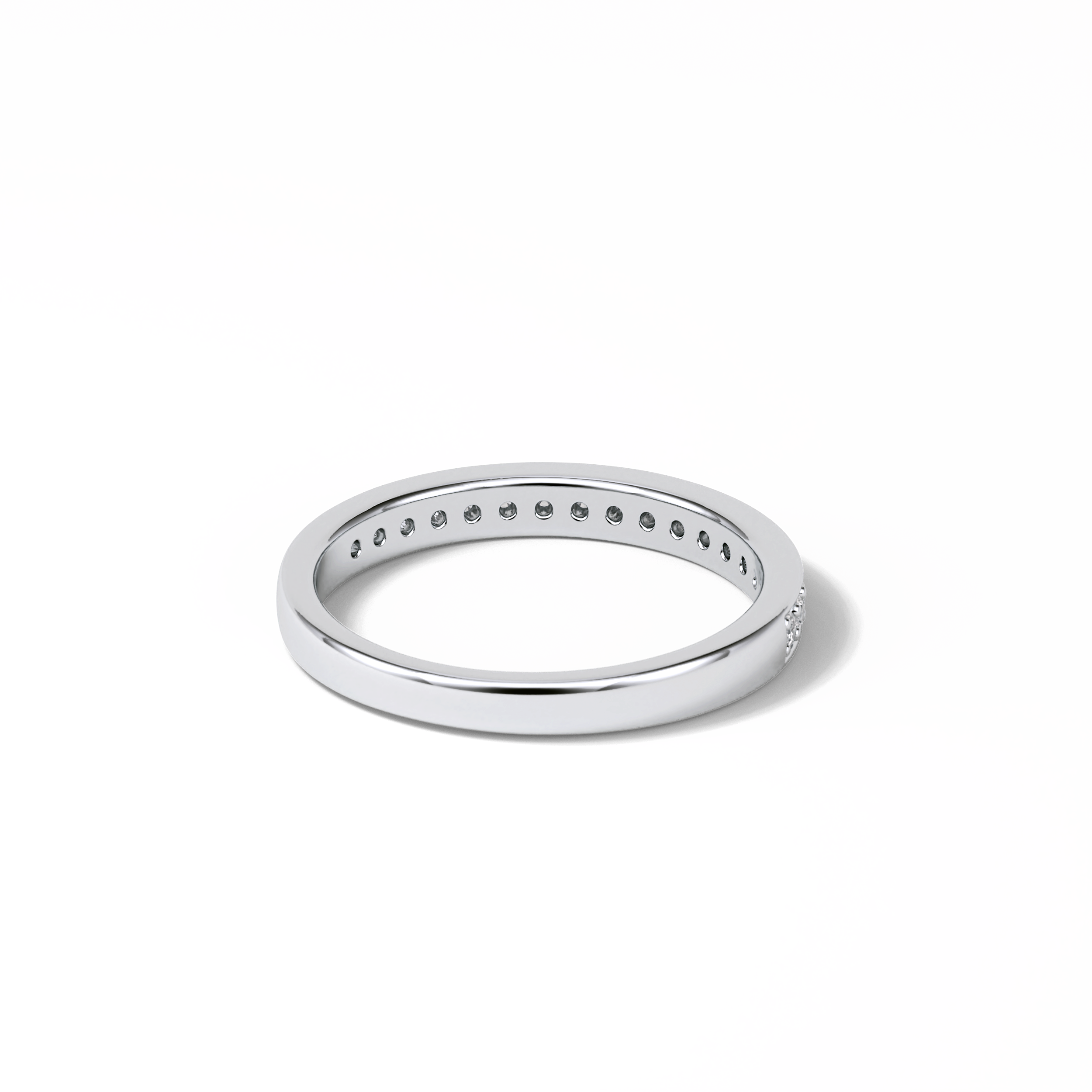 0.3 TCW Round Shaped Wedding Band 4