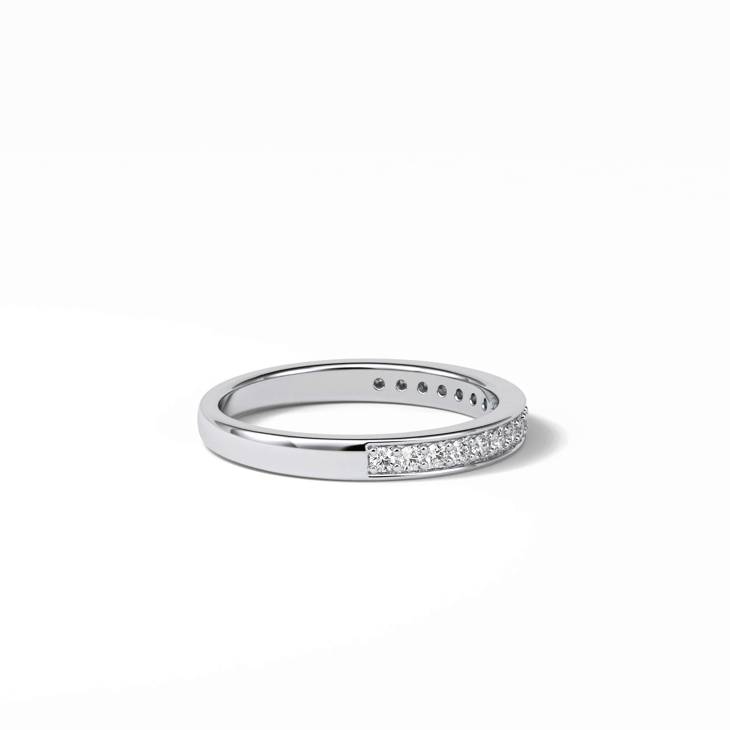 0.3 TCW Round Shaped Wedding Band 2