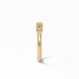 0.52 TCW Baguette Shaped Wedding Band 10