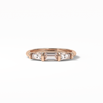 0.52 TCW Baguette Shaped Wedding Band 15