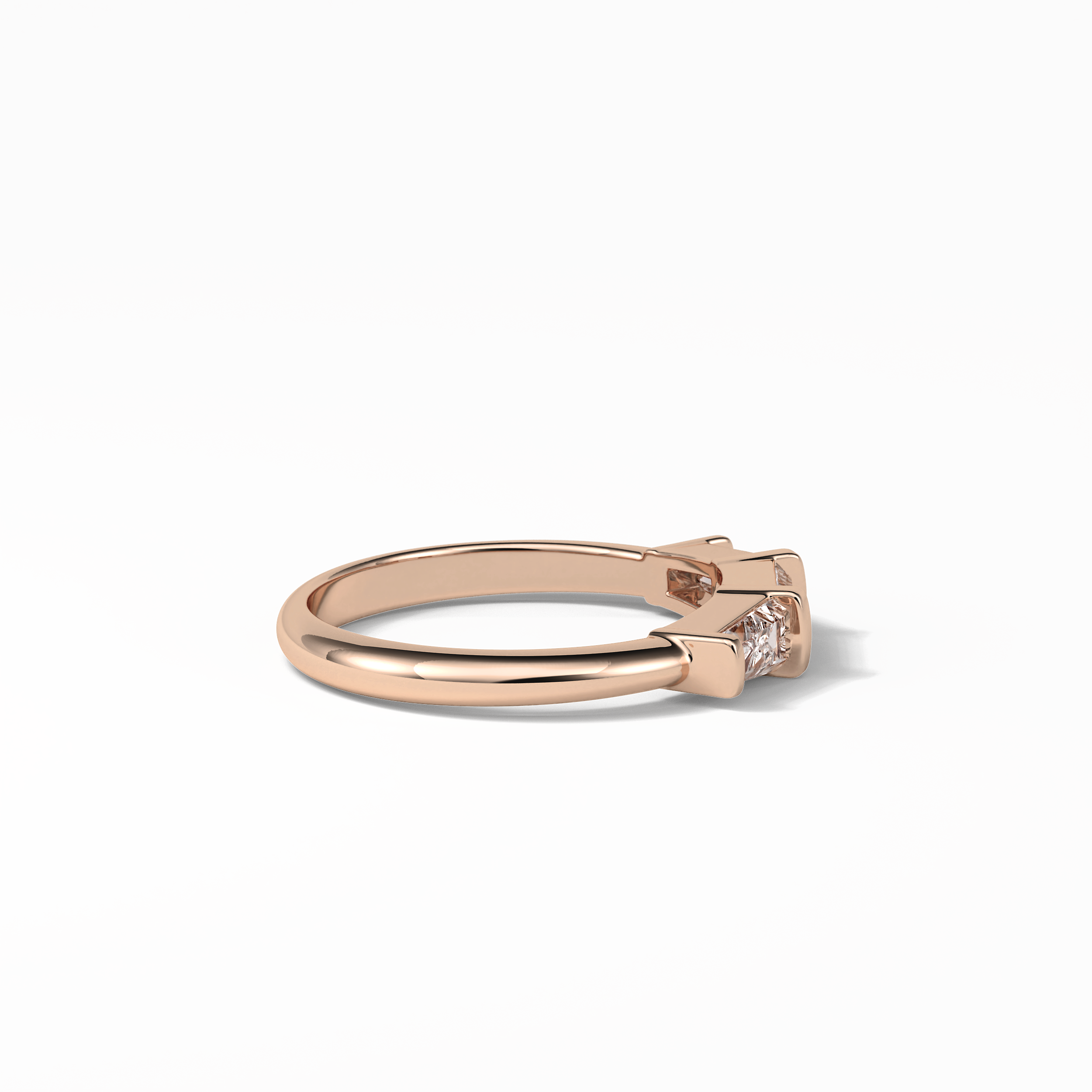 0.52 TCW Baguette Shaped Wedding Band 19