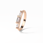 0.52 TCW Baguette Shaped Wedding Band 16