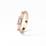 0.52 TCW Baguette Shaped Wedding Band 16