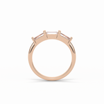 0.52 TCW Baguette Shaped Wedding Band 17