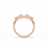 0.52 TCW Baguette Shaped Wedding Band 17
