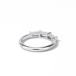 0.52 TCW Baguette Shaped Wedding Band 7