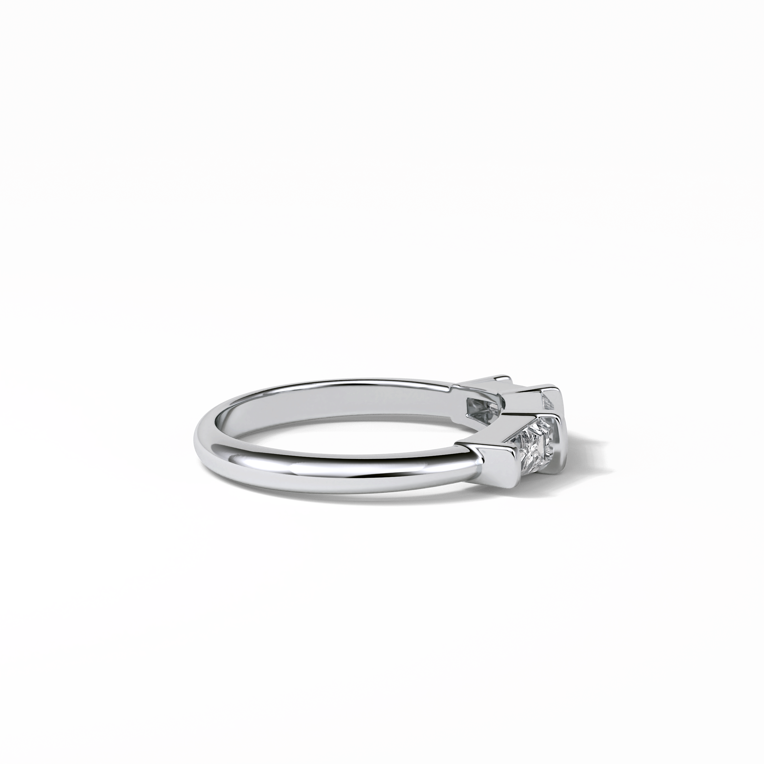 0.52 TCW Baguette Shaped Wedding Band 6