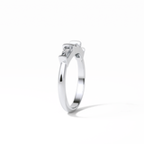 0.52 TCW Baguette Shaped Wedding Band 2