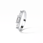 0.52 TCW Baguette Shaped Wedding Band 3