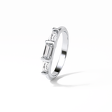 0.52 TCW Baguette Shaped Wedding Band 3
