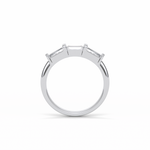 0.52 TCW Baguette Shaped Wedding Band 4