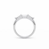 0.52 TCW Baguette Shaped Wedding Band 4