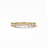 0.52 TCW Round Shaped Wedding Band 8