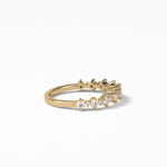 0.52 TCW Round Shaped Wedding Band 14