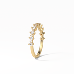 0.52 TCW Round Shaped Wedding Band 12