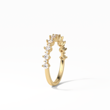 0.52 TCW Round Shaped Wedding Band 12