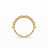0.52 TCW Round Shaped Wedding Band 9