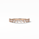 0.52 TCW Round Shaped Wedding Band 15