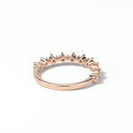 0.52 TCW Round Shaped Wedding Band 17