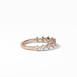 0.52 TCW Round Shaped Wedding Band 18