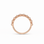 0.52 TCW Round Shaped Wedding Band 16