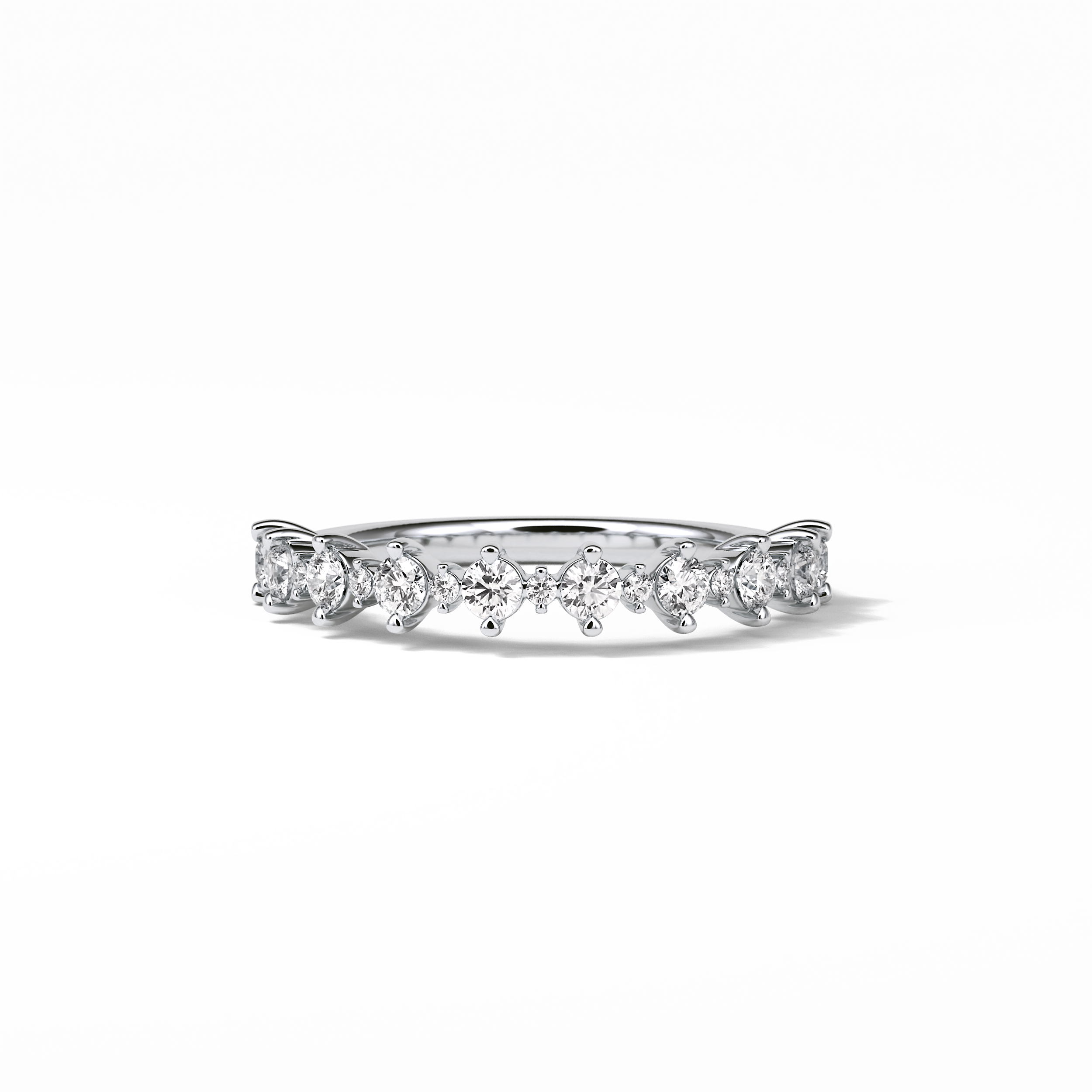 0.52 TCW Round Shaped Wedding Band 1