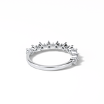 0.52 TCW Round Shaped Wedding Band 6