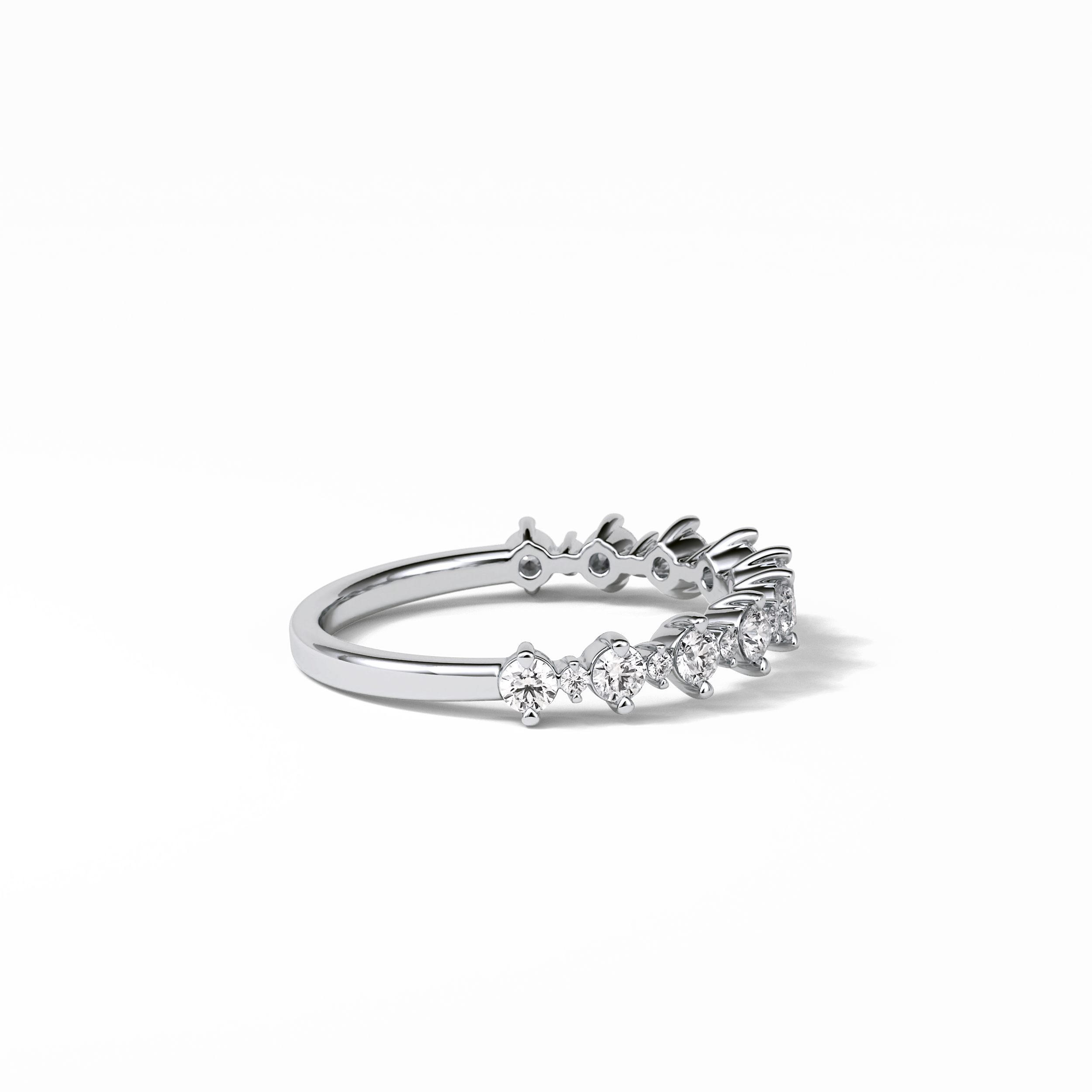 0.52 TCW Round Shaped Wedding Band 7
