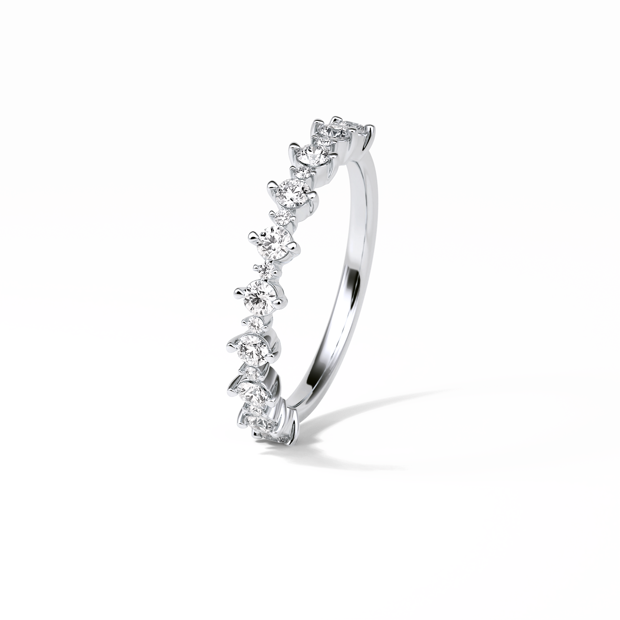 0.52 TCW Round Shaped Wedding Band 2