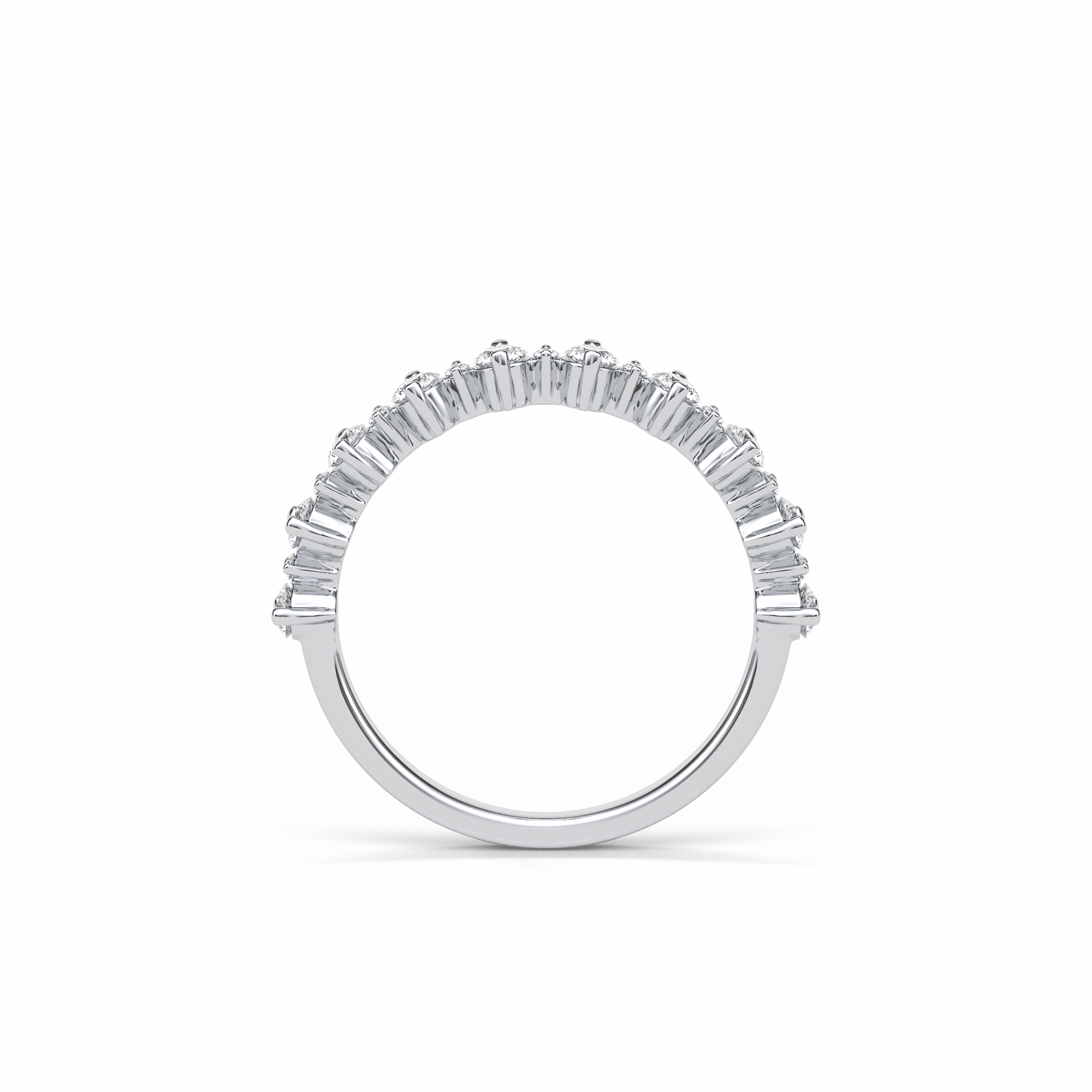 0.52 TCW Round Shaped Wedding Band 3