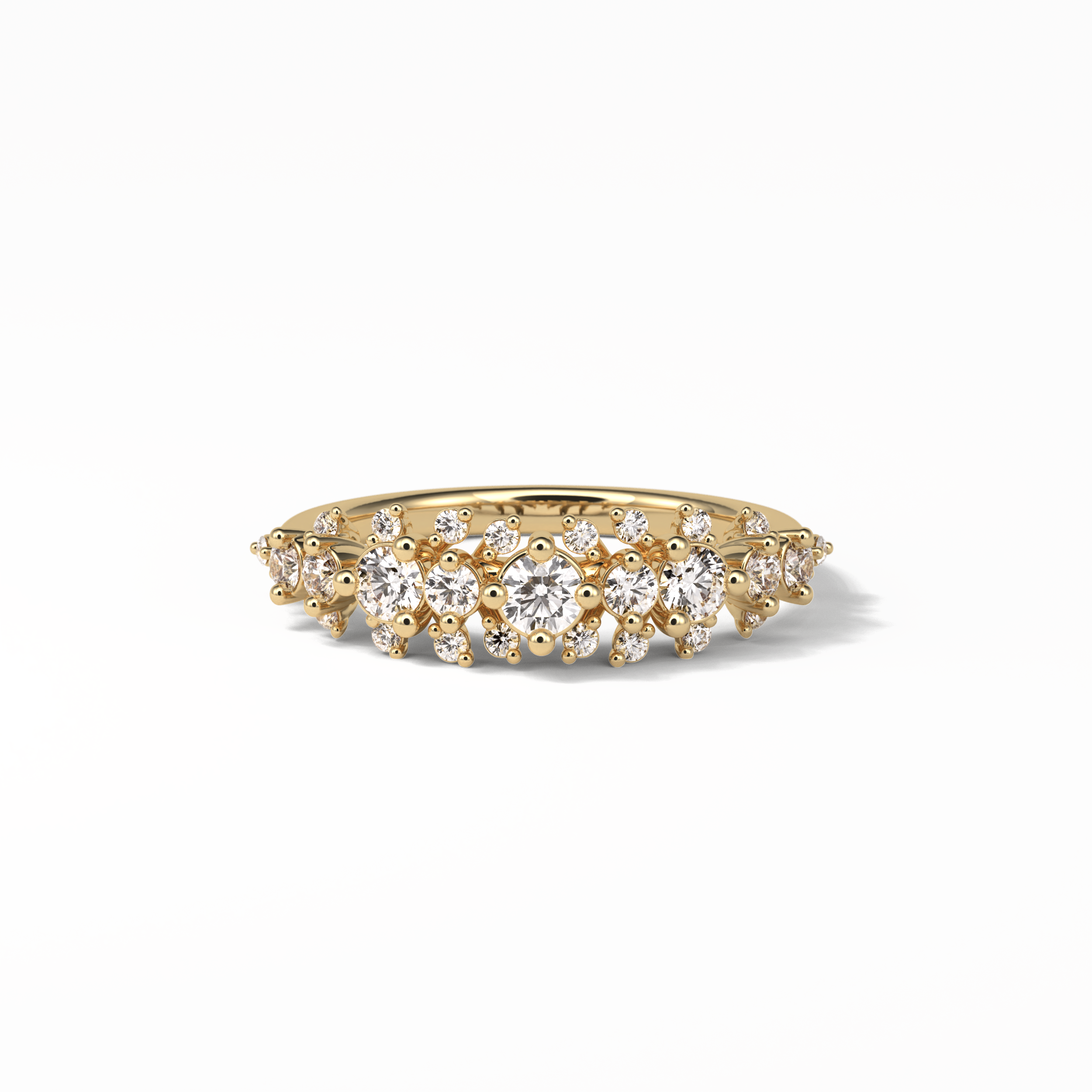 0.64 TCW Round Shaped Wedding Band 8