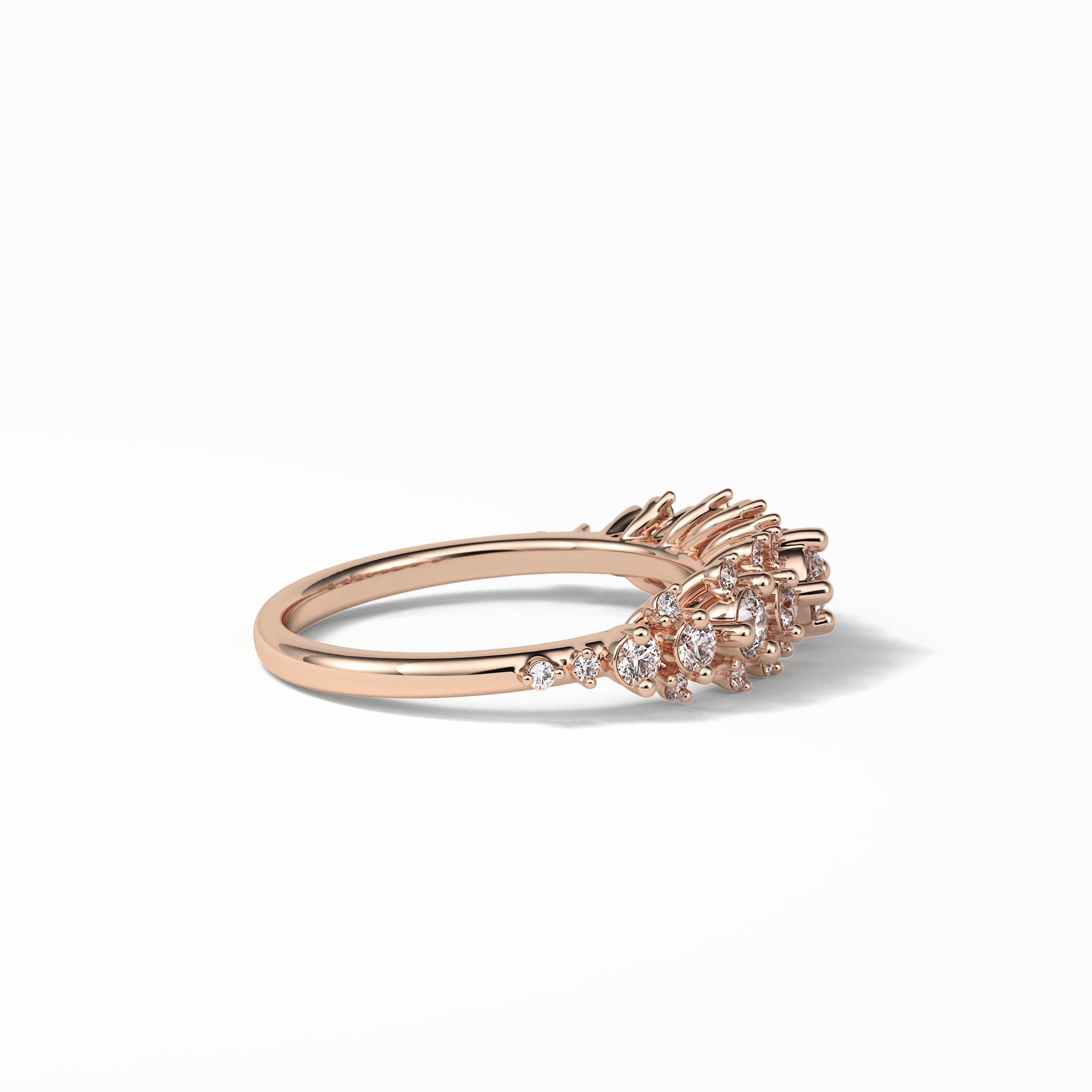 0.64 TCW Round Shaped Wedding Band 20