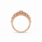 0.64 TCW Round Shaped Wedding Band 18