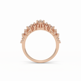 0.64 TCW Round Shaped Wedding Band 18