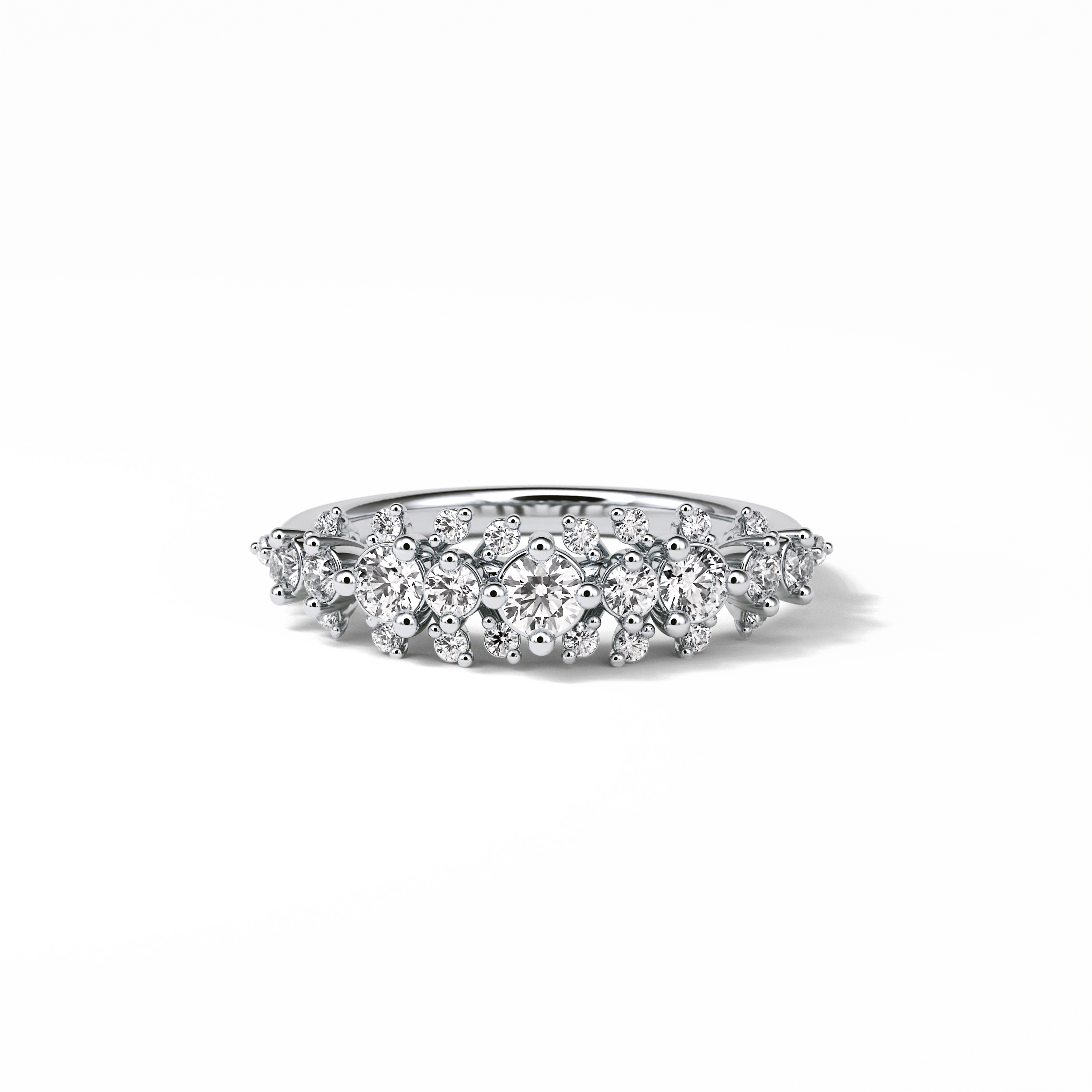 0.64 TCW Round Shaped Wedding Band 1