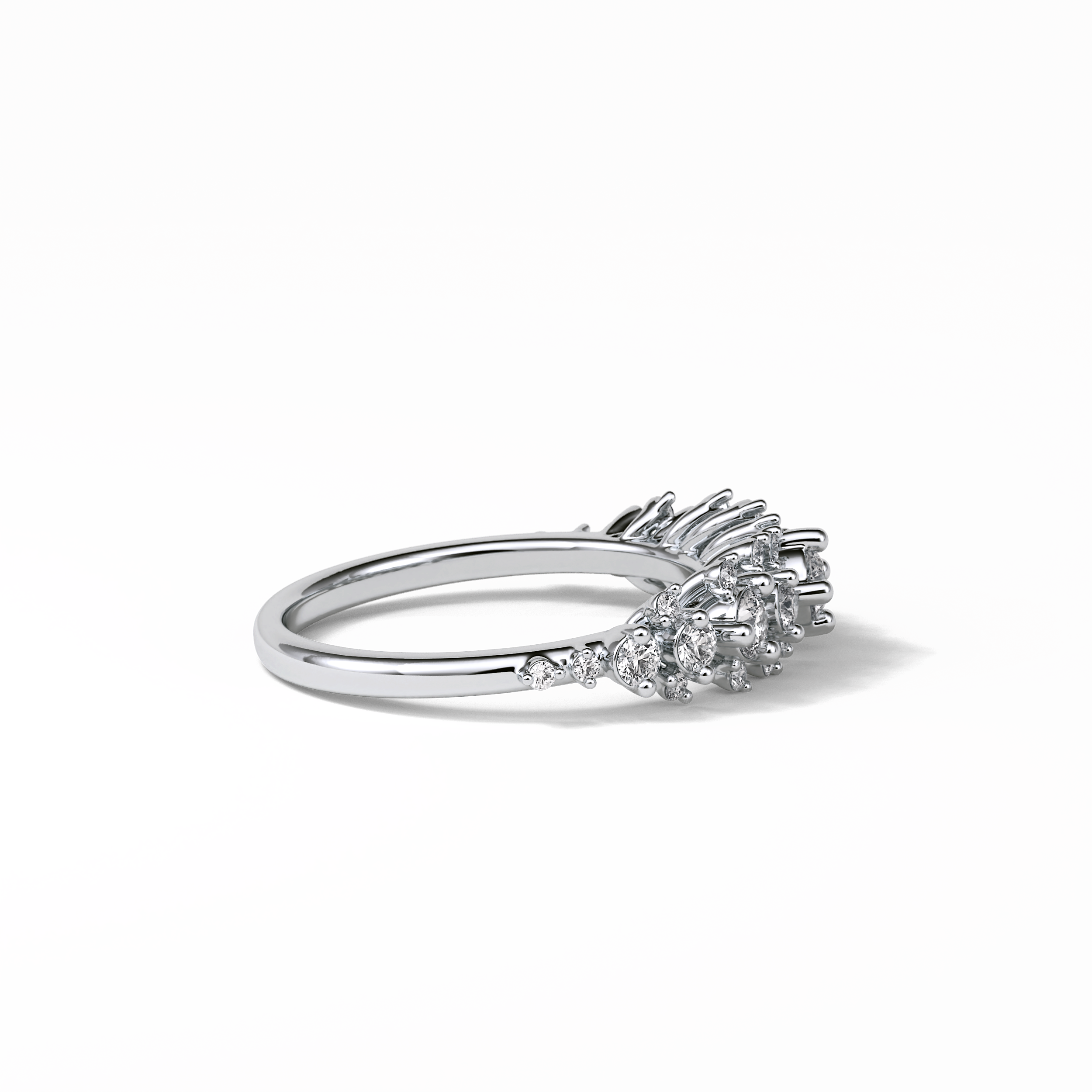 0.64 TCW Round Shaped Wedding Band 6