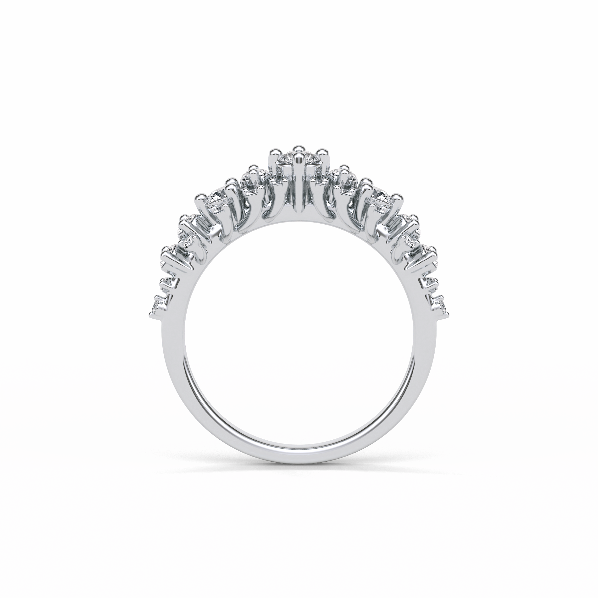 0.64 TCW Round Shaped Wedding Band 5