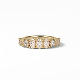 1.2 TCW Oval and Round Shaped Wedding Band 8
