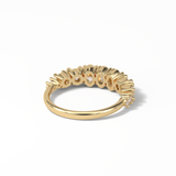 1.2 TCW Oval and Round Shaped Wedding Band 9